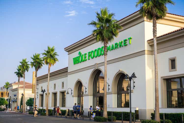 Whole Foods supermarket facade