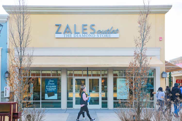 Zales Jewelry in New Jersey.