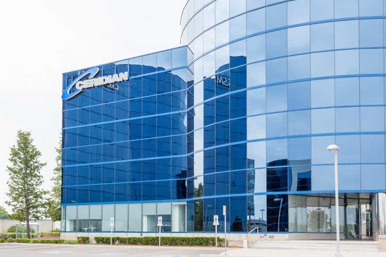 Ceridian Canada Ltd. office building in Mississauga.