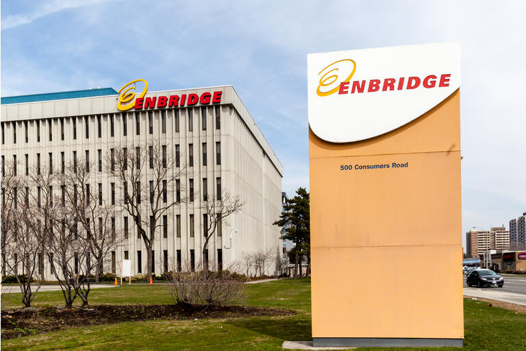 Enbridge head office building in Toronto.