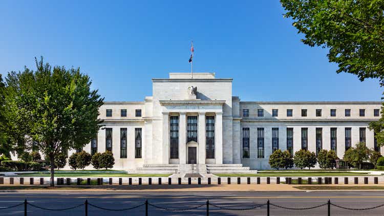Federal Reserve Building, the headquarters of the Federal Reserve Bank.