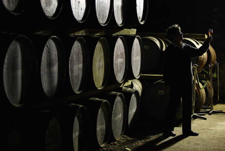 Malt Whisky Is Made At Dalwhinnie Distillery As Whisky Exports Reach Record High