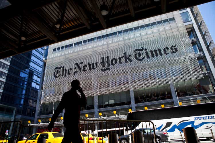 New York Times" Quarterly Profits Falls 58 Percent