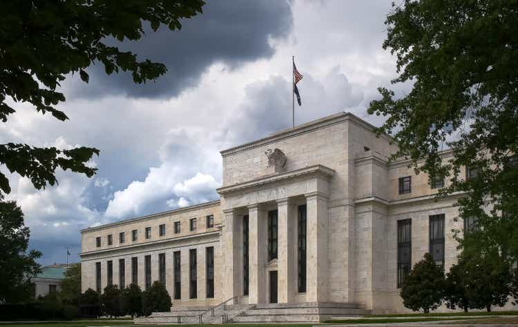 the exterior of the federal reserve building