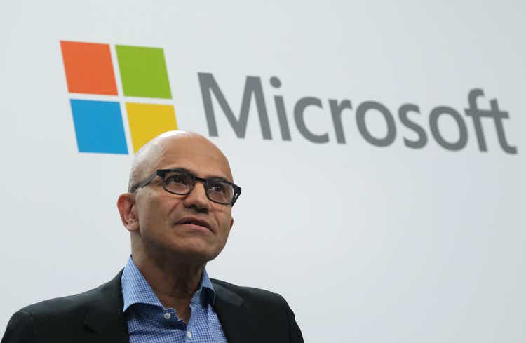 Volkswagen And Microsoft CEOs Hold 