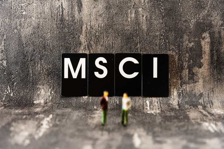 Unternehmensinvestitionskonzept Bild-MSCI