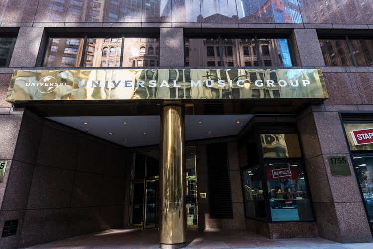 Universal Music Group in Broadway, Manhattan, New York City, USA