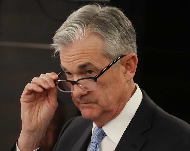 Federal Reserve Chairman Jerome Powell Addresses The Media