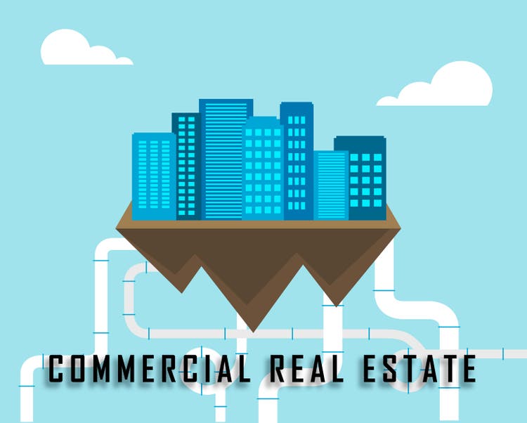Commercial Real Estate Buildings Represent Property Leasing Or Realestate Investment - 3d Illustration