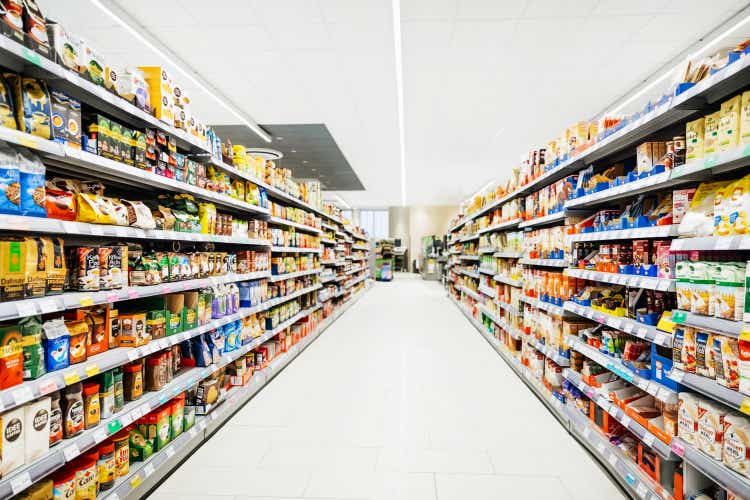 A Colorful Supermarket Aisle