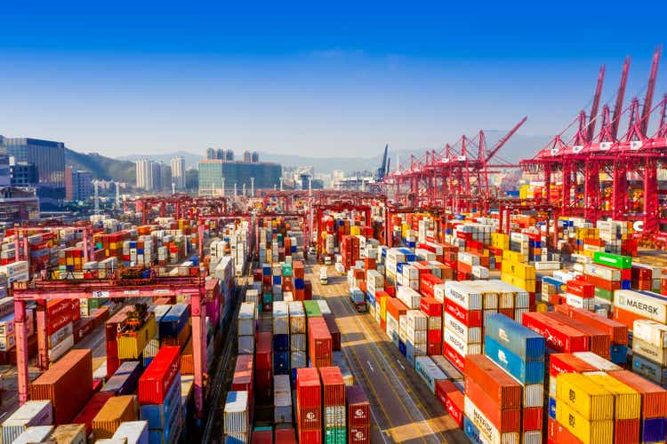 Freight terminal in Hong kong