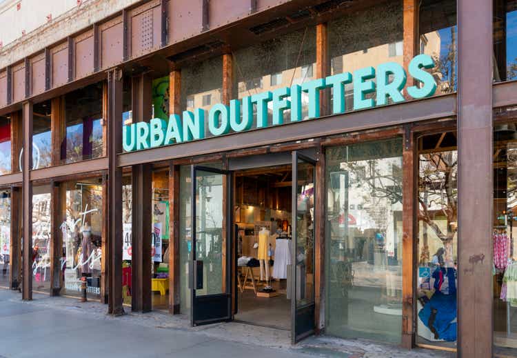 Urban Outfitters Retail Store Exterior and Trademark Logo
