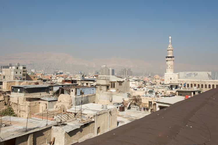 View on the roof of Damascus