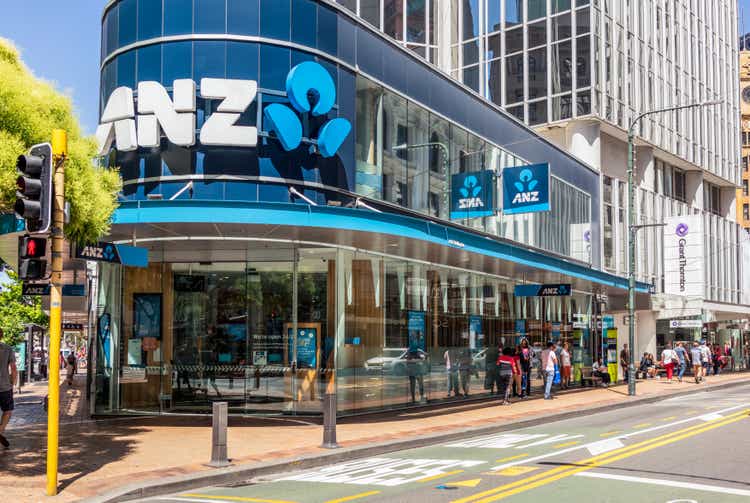 ANZ Bank branch in Wellington, New Zealand