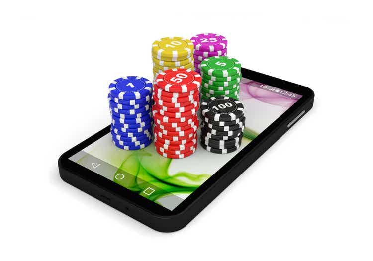 casino chips smartphone online application