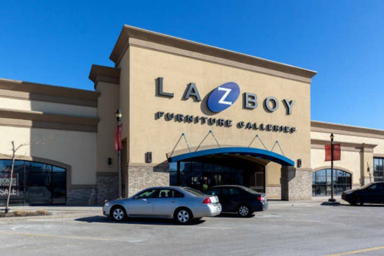 La-Z-Boy store front at Vaughan Mills in Toronto.