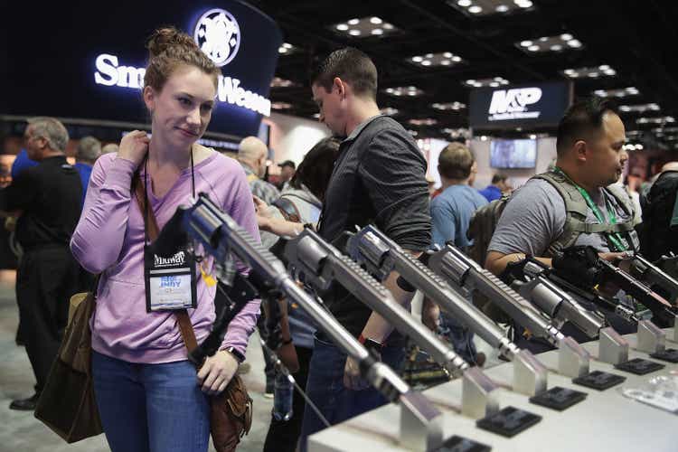 Gun Enthusiasts Attend NRA Annual Meeting In Indianapolis
