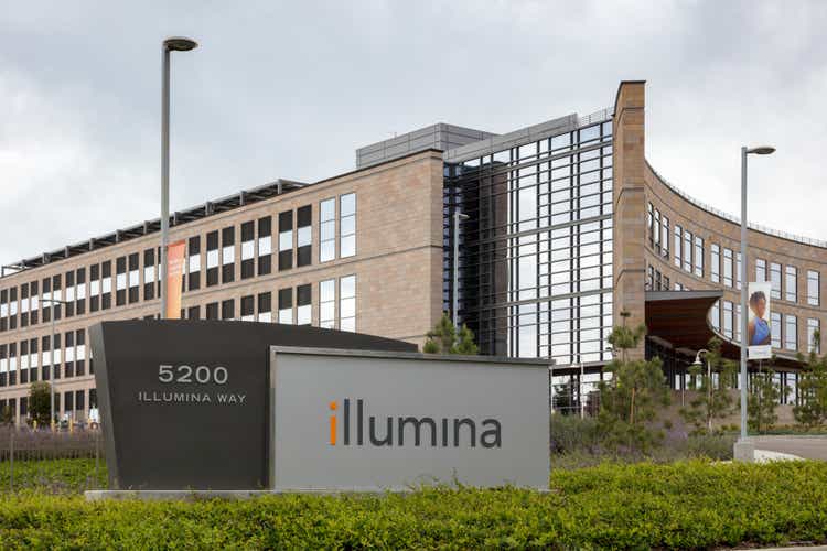 Sign and logo of the Illumina company