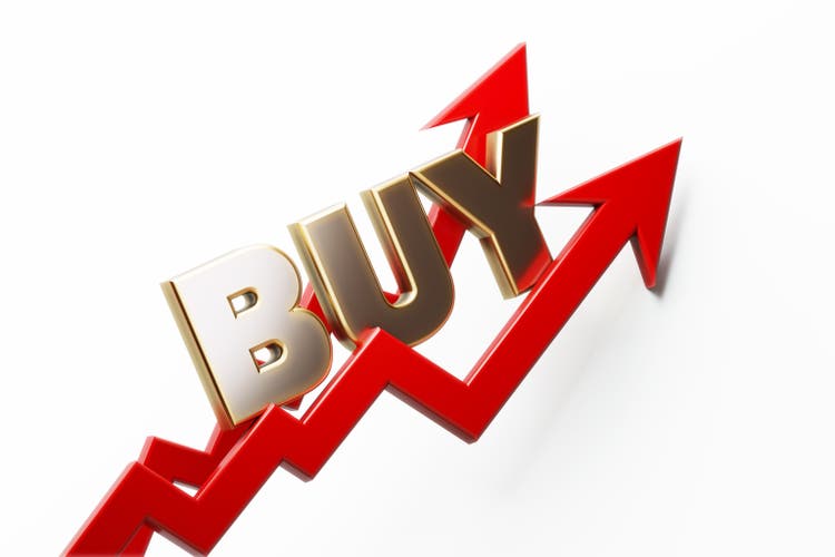 Buy Text And Red Arrows On White Background