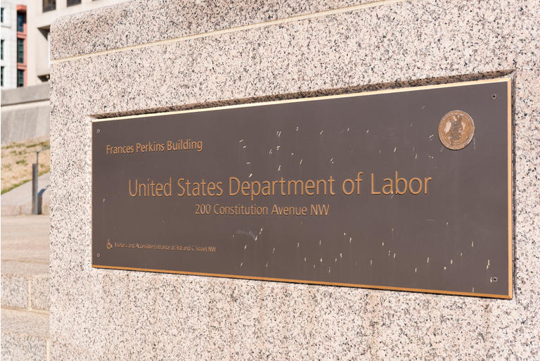 United States Department of Labor, Washington DC