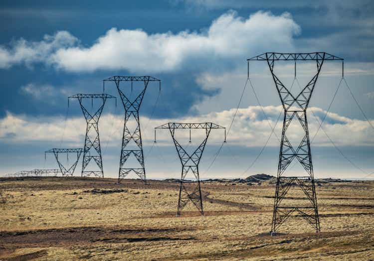 Power lines, Iceland