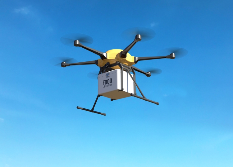 Food delivery drone concept