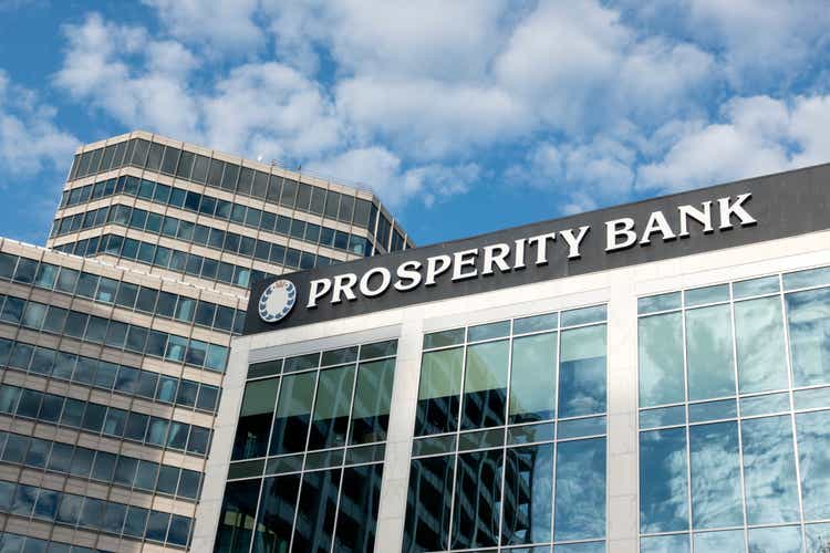 Prosperity Bank building on Congress Avenue in downtown Austin
