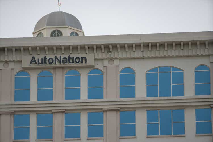 Autonation tower building Downtown Fort Lauderdale FL