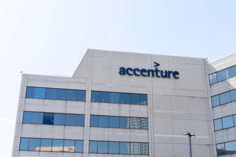 Accenture building in Mississauga, Ontario, Canada