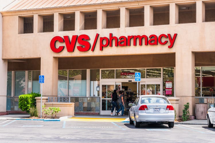 People shopping at CVS / pharmacy