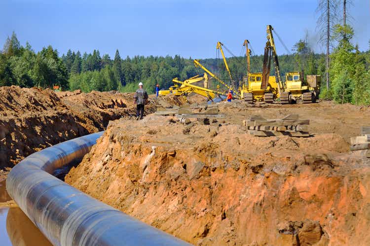 Gas pipeline, variant 2