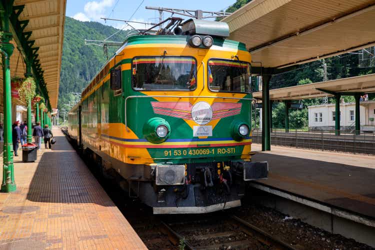 Private train Astra in Romania