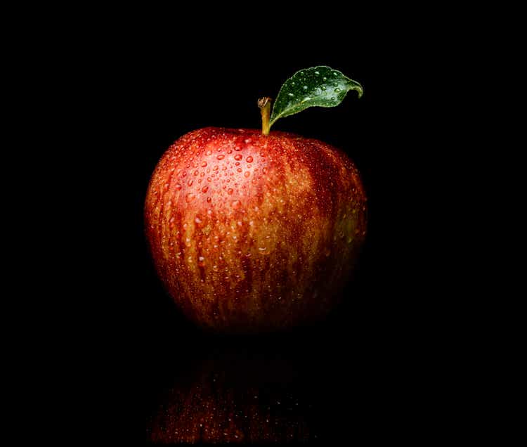 Single Red Apple