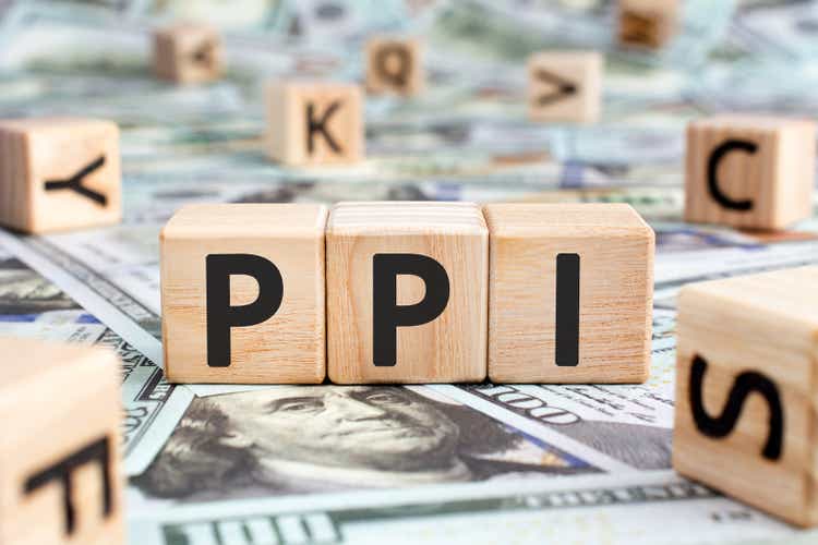 PPI - acronym from wooden blocks with letters