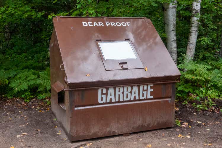 Bear Proof Garbage Dumpster