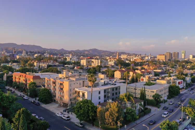Golden Hour in Hollywood, California