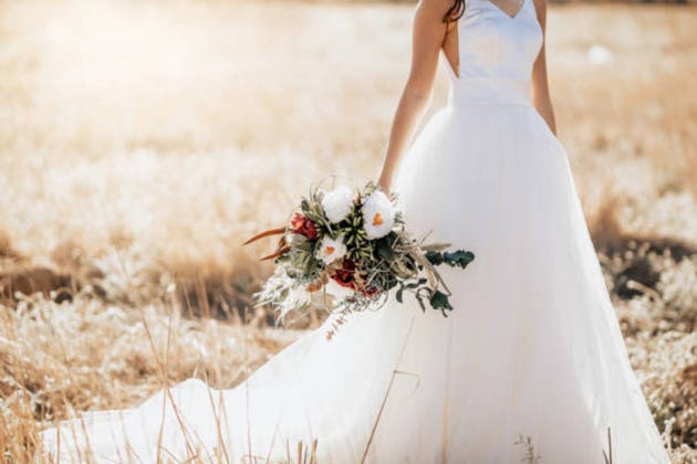 Rustic wedding bouquet