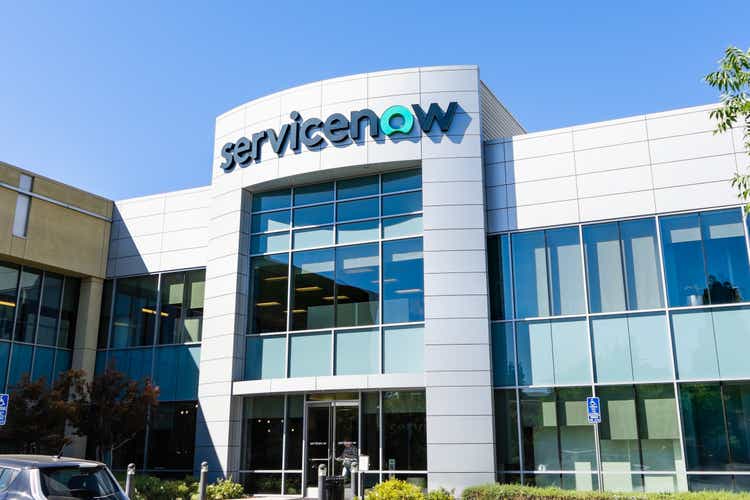ServiceNow office building in Silicon Valley
