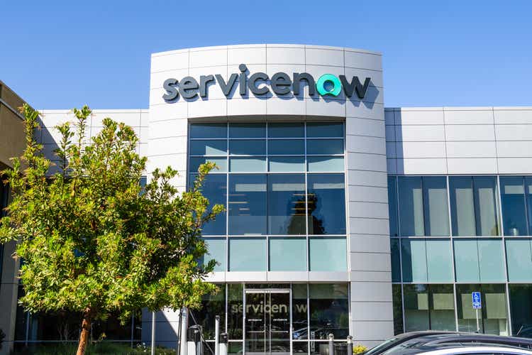 ServiceNow office building in Silicon Valley