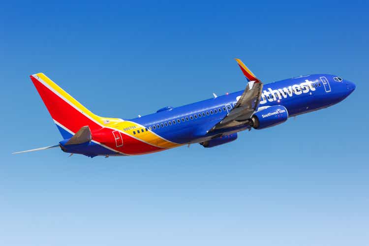 Southwest Airlines Boeing 737-800 airplane