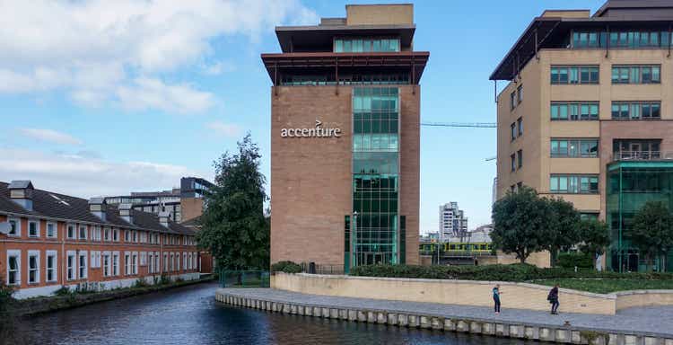 Het Accenture Building in Grand Canal Quay, Dublin, Ierland.