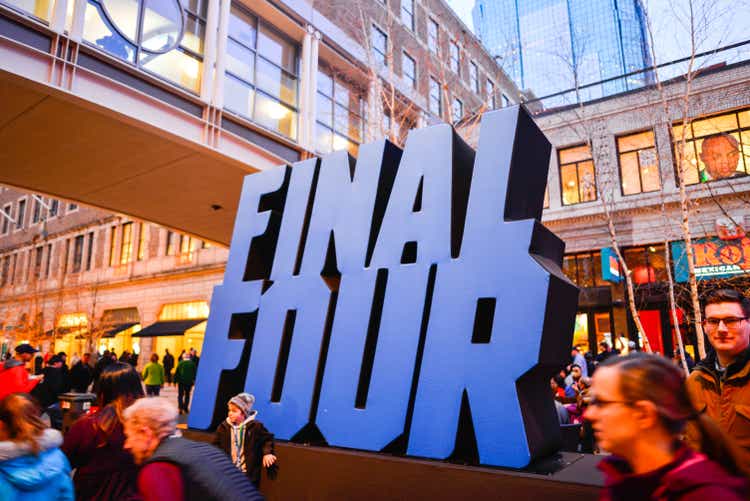 NCAA Final Four Basketball Tournament Signage in Minneapolis Minnesota