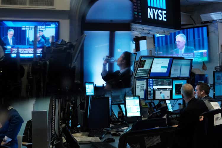 Stock Markets React To Federal Reserve Announcement On Interest Rates