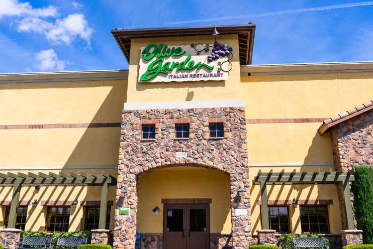 Olive Garden restaurant in South San Francisco Bay Area