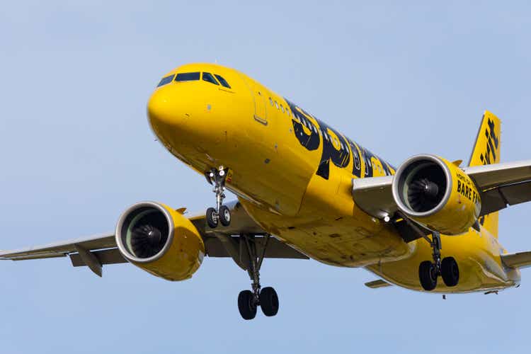 Spirit Airlines Airbus A320.