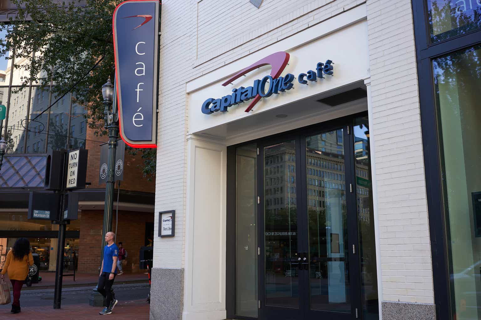 Capital One On Hold, Like Its Pending Buyout Of Discover Financial (NYSE:COF)