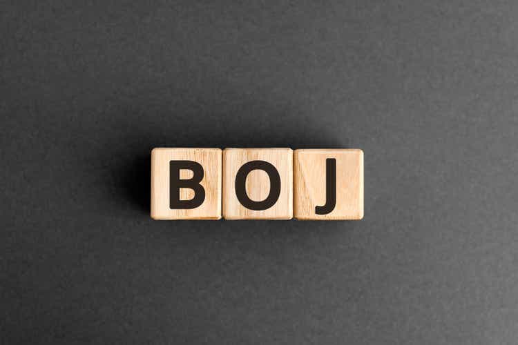 BOJ - acronym from wooden blocks with letters