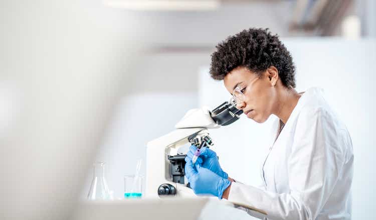 Young Scientist Working in The Laboratory