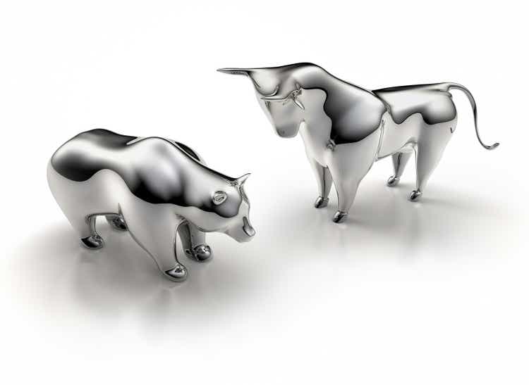 Silver Bull and Bear