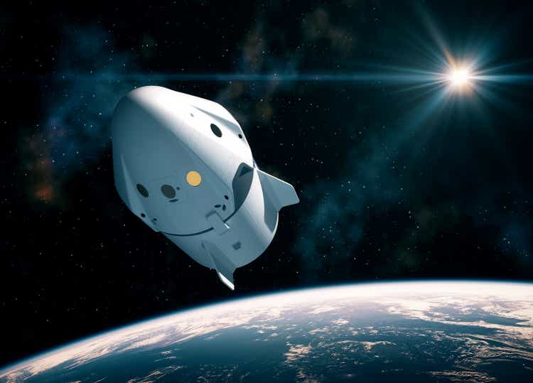 New Commercial Space Capsule Orbiting Planet Earth